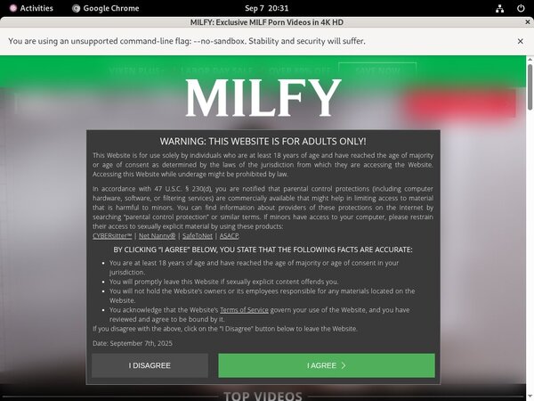 Access To Milfy.com
