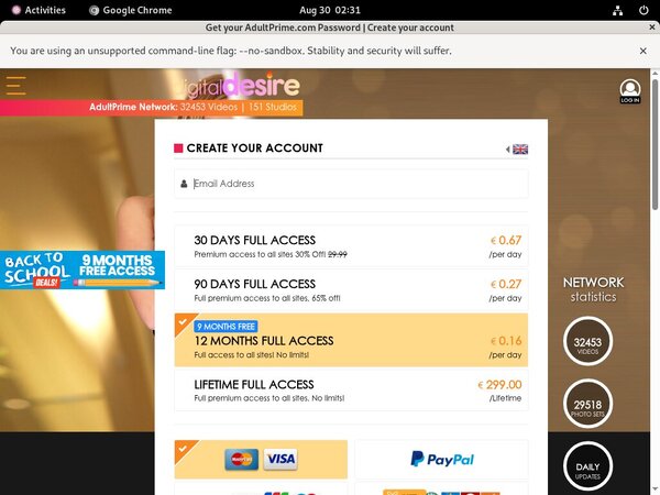 Accounts Digital Desire Free