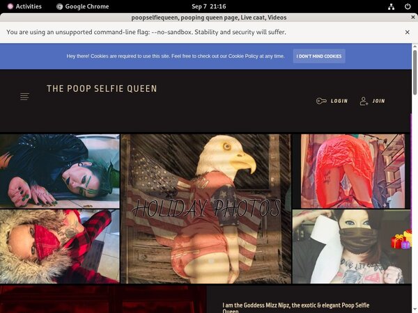 Accounts On ThePoopSelfieQueen