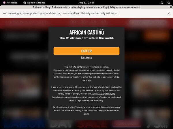 African Casting Discount Promo