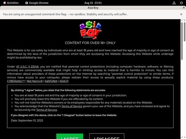 Asia Boy Login Info