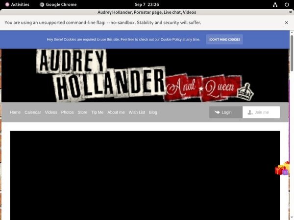 Audrey Hollander Sign Up Again