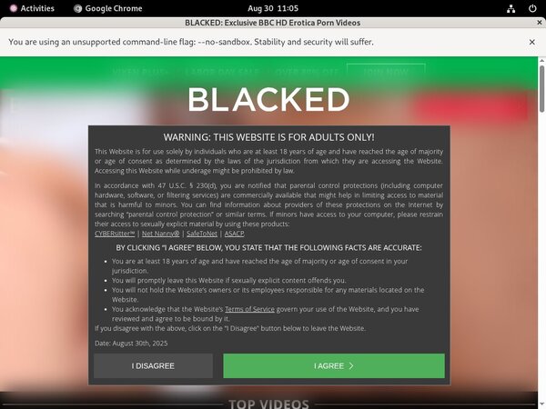Blacked.com Free Trial Price