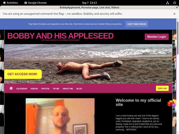 BobbyAppleseed Real Accounts