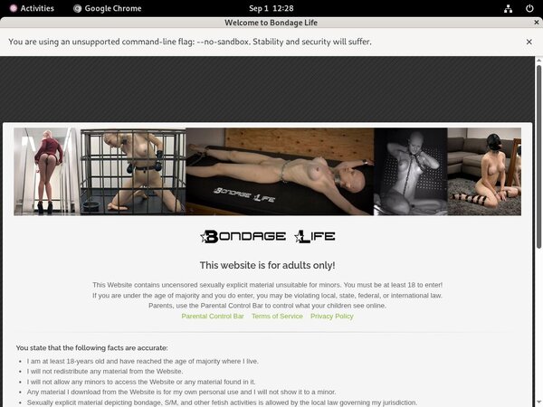 Bondagelife.com Paypal Signup