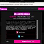 Chloekreams With European Credit Card