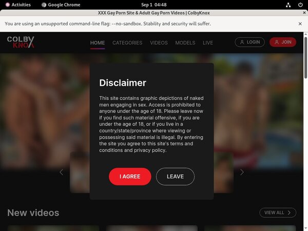 Colby Knox Vendo Discount