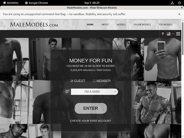 Coupon Male Models