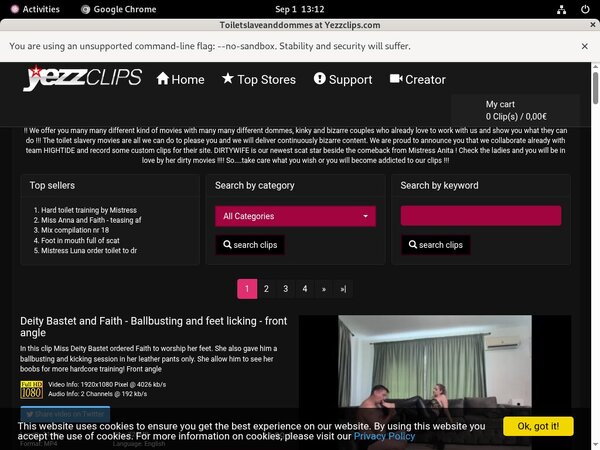 Coupon Toiletslaveanddommes