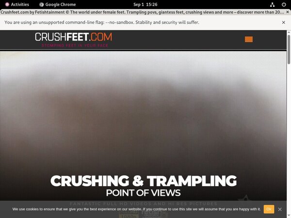 Crush Feet Member Password