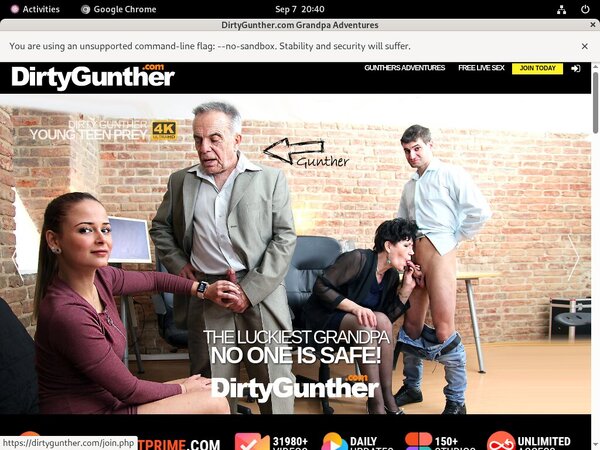 Dirtygunther Site Passwords
