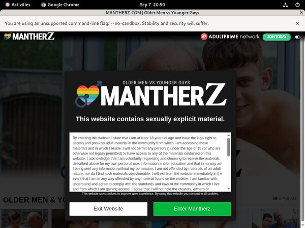 Discount Mantherz.com Sale