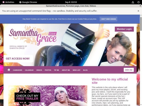 Discount Samanthagracelive.modelcentro.com Link