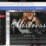 Discounted MistressOnline Membership