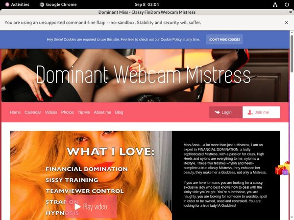 DominantMissClassyFinDomWebcamMistress Passwords 2017 DominantMissClassyFinDomWebcamMistress Passwords 2017