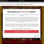 Ebony Shaft Discount Account