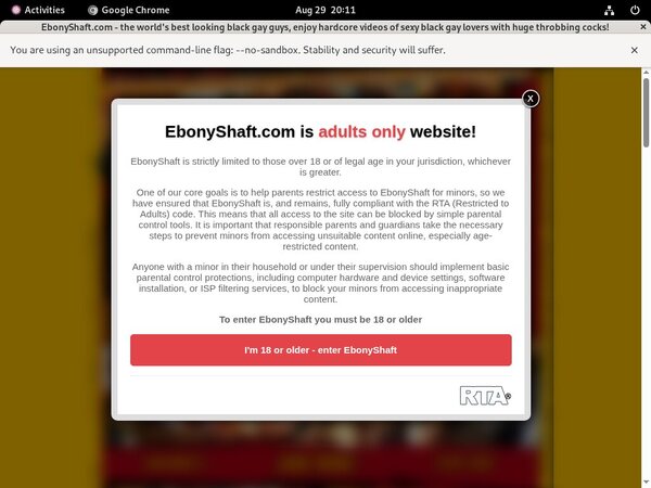 Ebony Shaft Discount Account