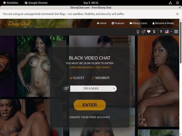 Ebonychat Renew Password