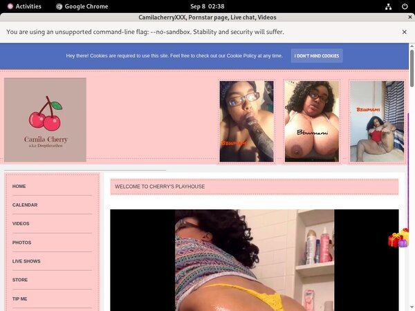 Fre CamilacherryXXX Login And Password