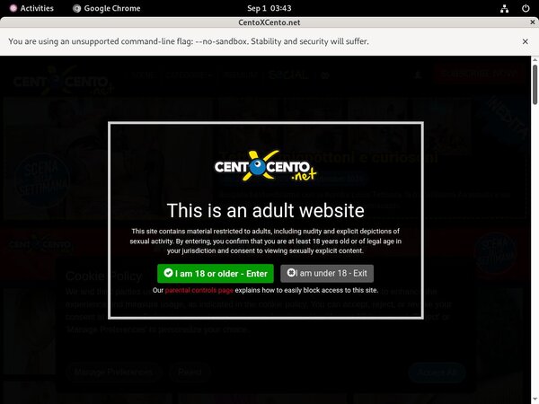 Free Centoxcento Acounts