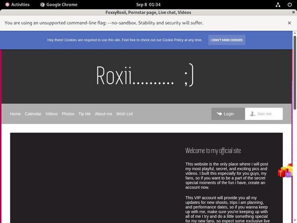 Free FoxxyRoxii Premium Login