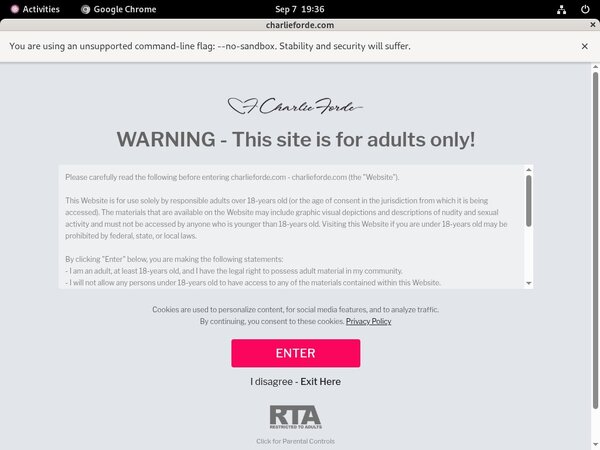 Free Trial Charlieforde.com Membership