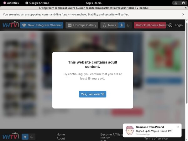Free Trial For Voyeur House TV