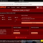 Free Users For FRENCH GIRLS FEET