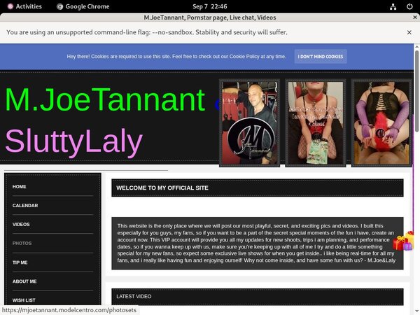 Get Into M.JoeTannant