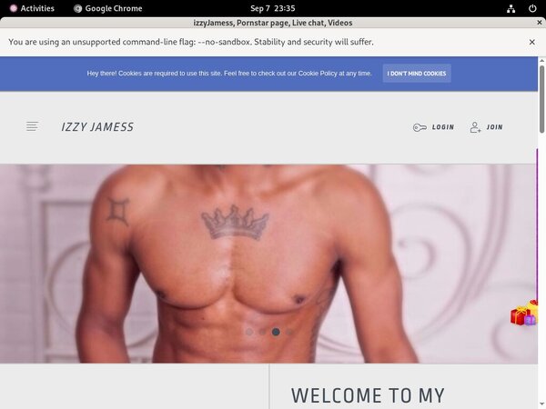 Izzyjamess.modelcentro.com New Episode