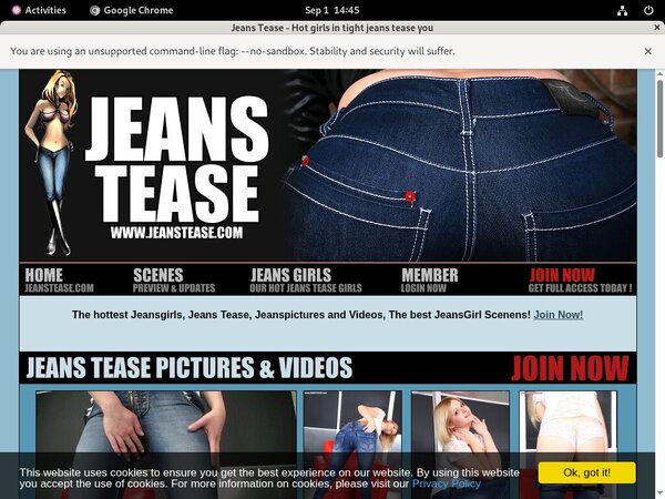 Jeans Tease Limited Promo
