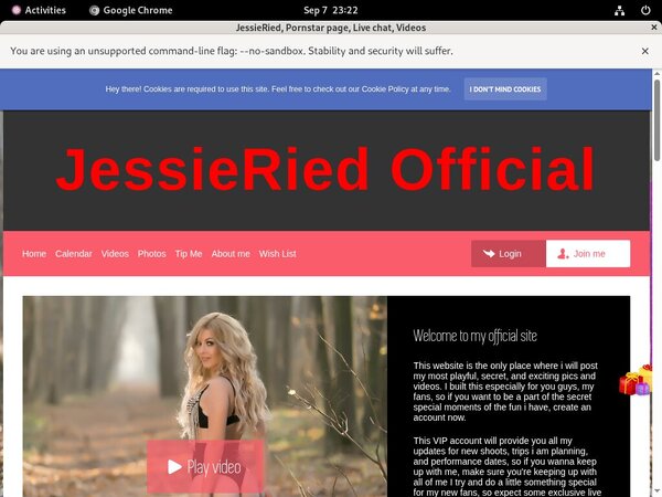 Jessieried.modelcentro.com Create Account
