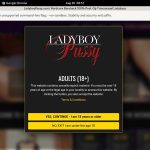Ladyboy Pussy Renew Password