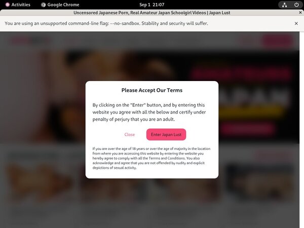 Make Japanlust.com Account