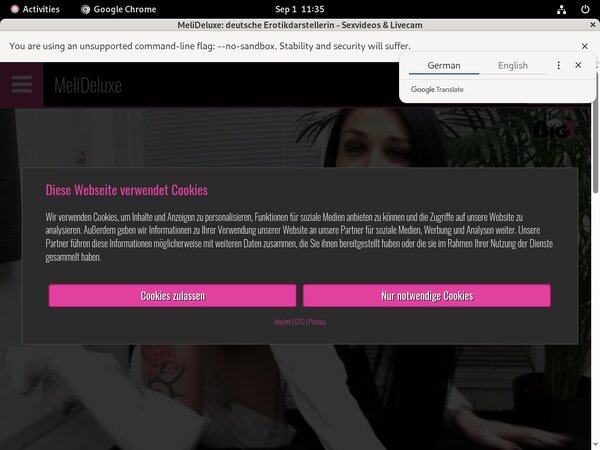 Melideluxe.com Order Page