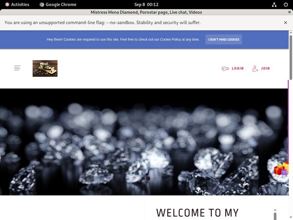 Mistress Mena Diamond Pro Biller Page