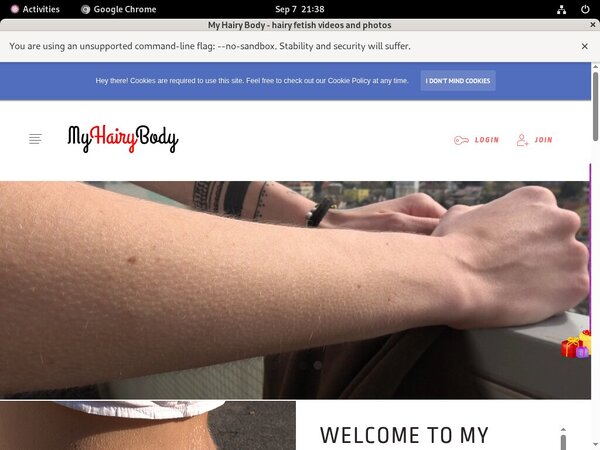 My Hairy Body Free Join