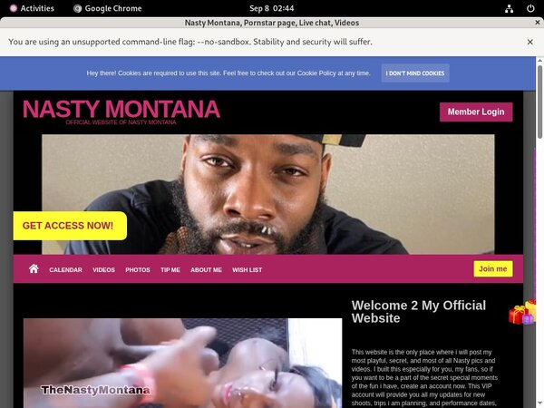 NastyMontana Mobile Account