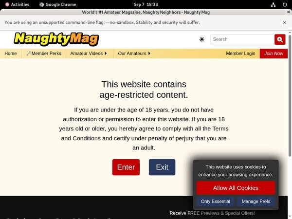 Naughtymag Password Details