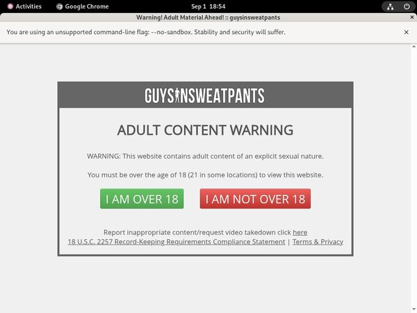 New Guysinsweatpants.com Site Rip