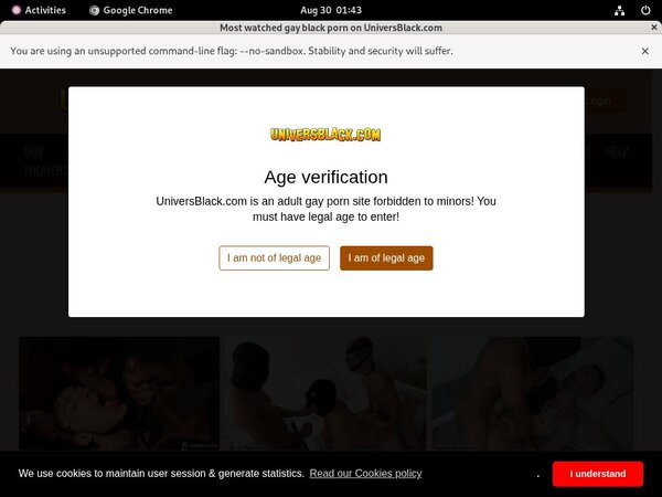 New Universblack Password