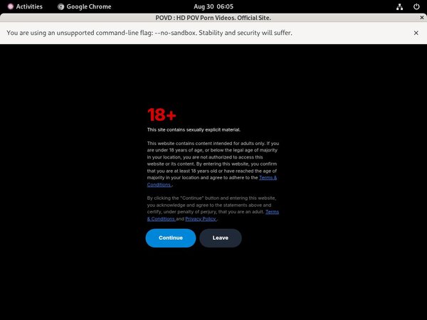 POVD Paysite Passwords