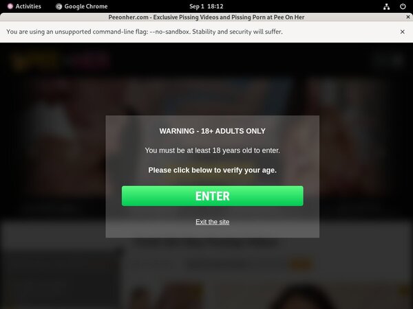 Peeonher.com Password Share