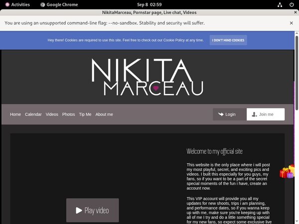 Premium Accounts Free Nikitamarceau.modelcentro.com