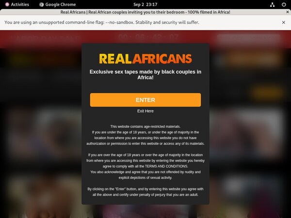 Realafricans Verotel Discount