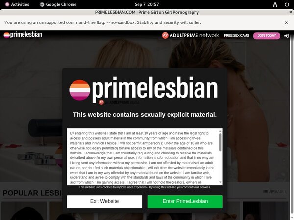 Sign Up To Prime Lesbians