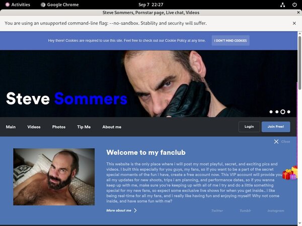 Stevesommersxxx.com Payment Page