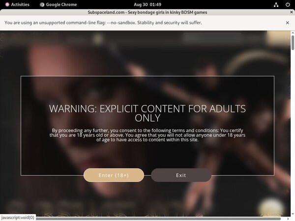 Subspaceland.com Get An Account