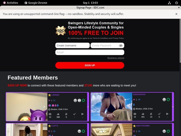 Swingers Date Club Order Page