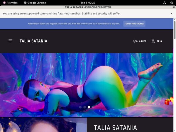 TaliaSatania Login And Password